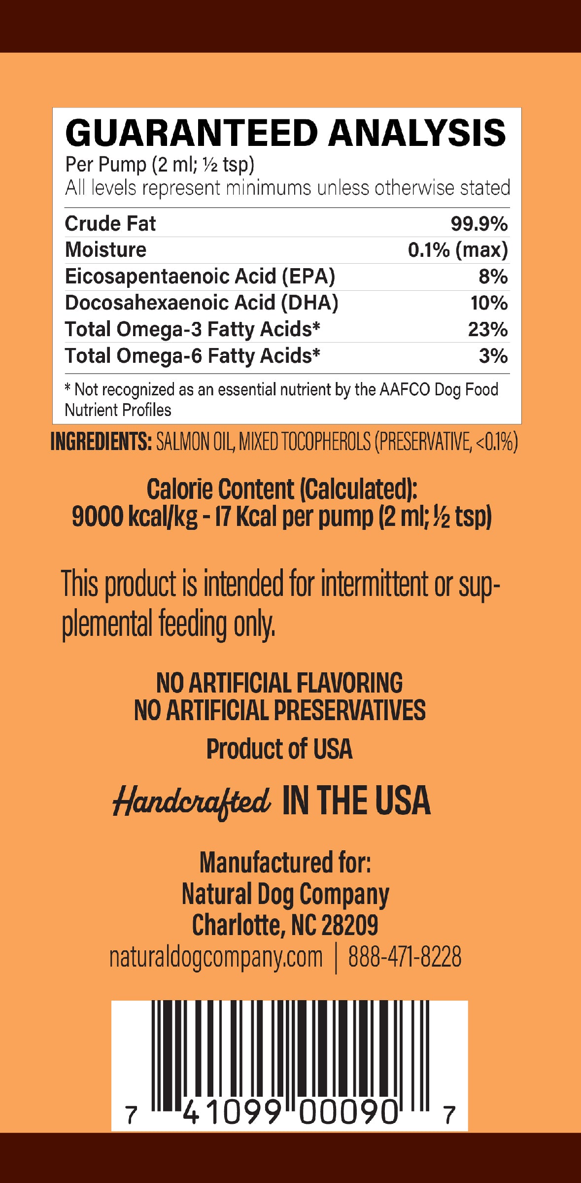 Wild Alaskan Salmon Oil 16 oz w/Pump