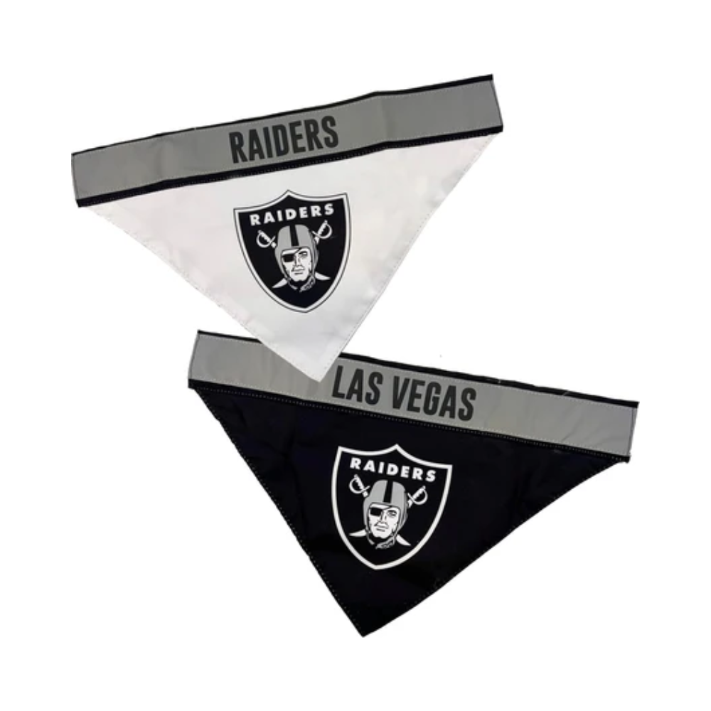 Las Vegas Raiders Reflective Reversible Bandana
