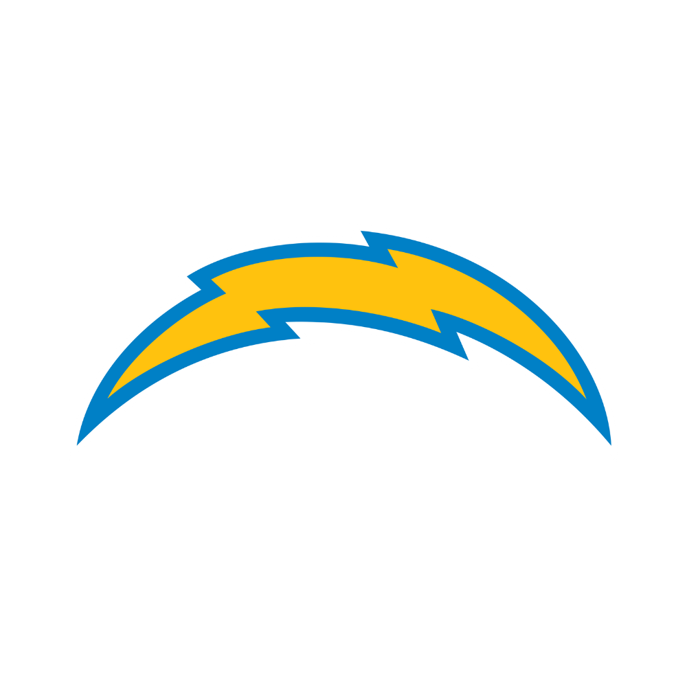Los Angeles Chargers Pet Striped Jersey