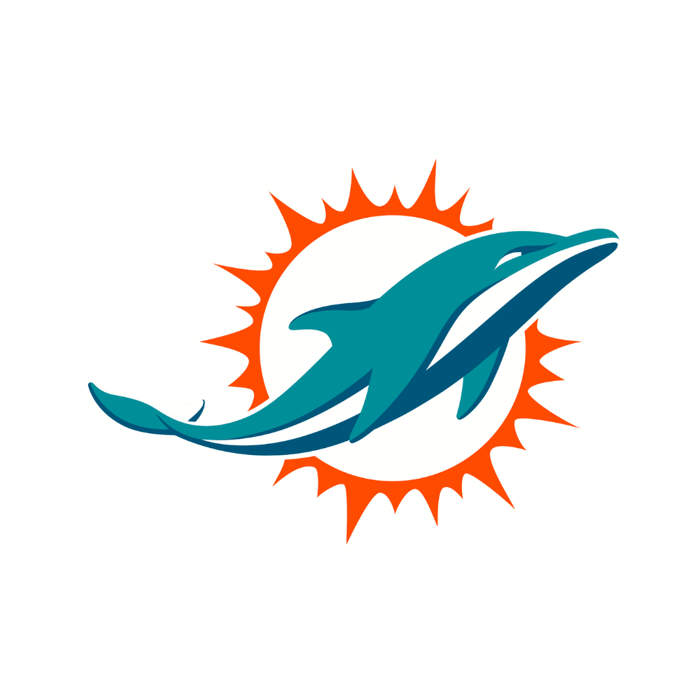 Miami Dolphins Pet Striped Jersey