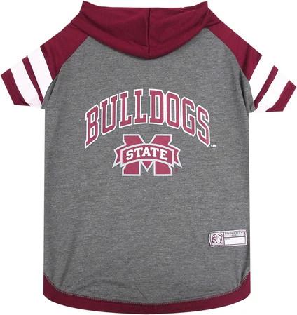 Mississippi State Bulldogs Pet Hoodie Tee Shirt