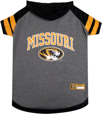 Missouri Tigers Pet Hoodie Tee Shirt