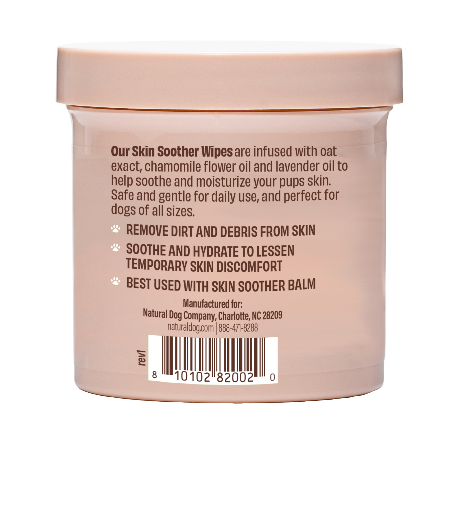Skin Soother Wipes Jar 50 ct.