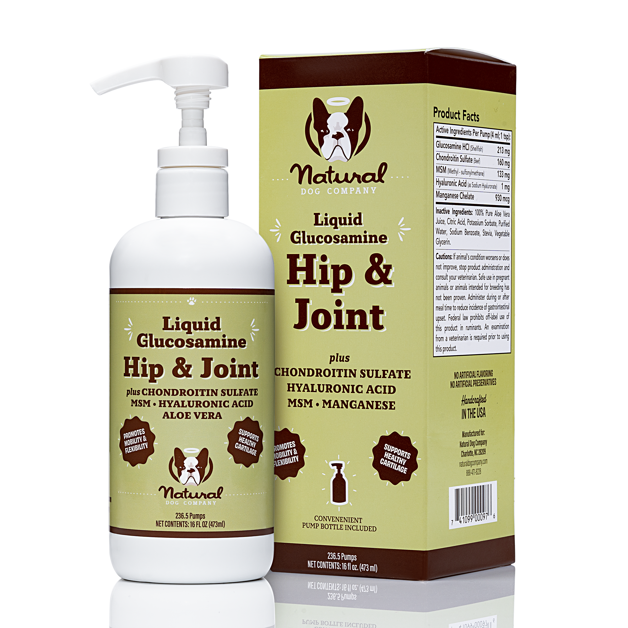 Hip & Joint Glucosamine Oil 16 oz. w/pump