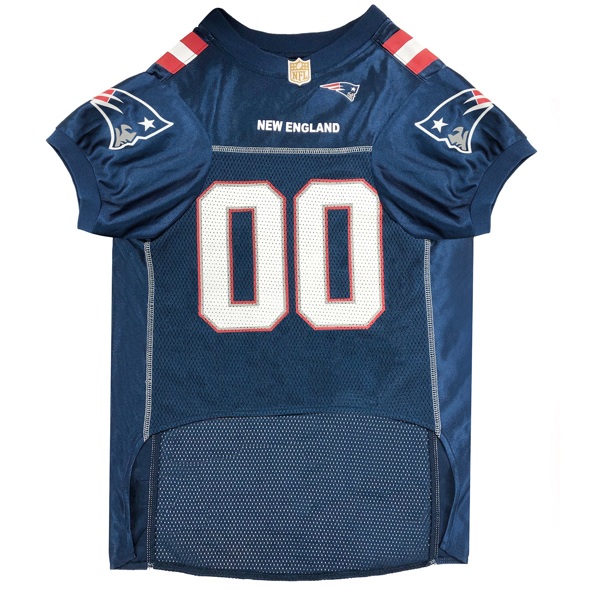 New England Patriots Pet Striped Jersey