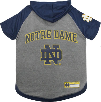 Notre Dame Fighting Irish Pet Hoodie Tee Shirt