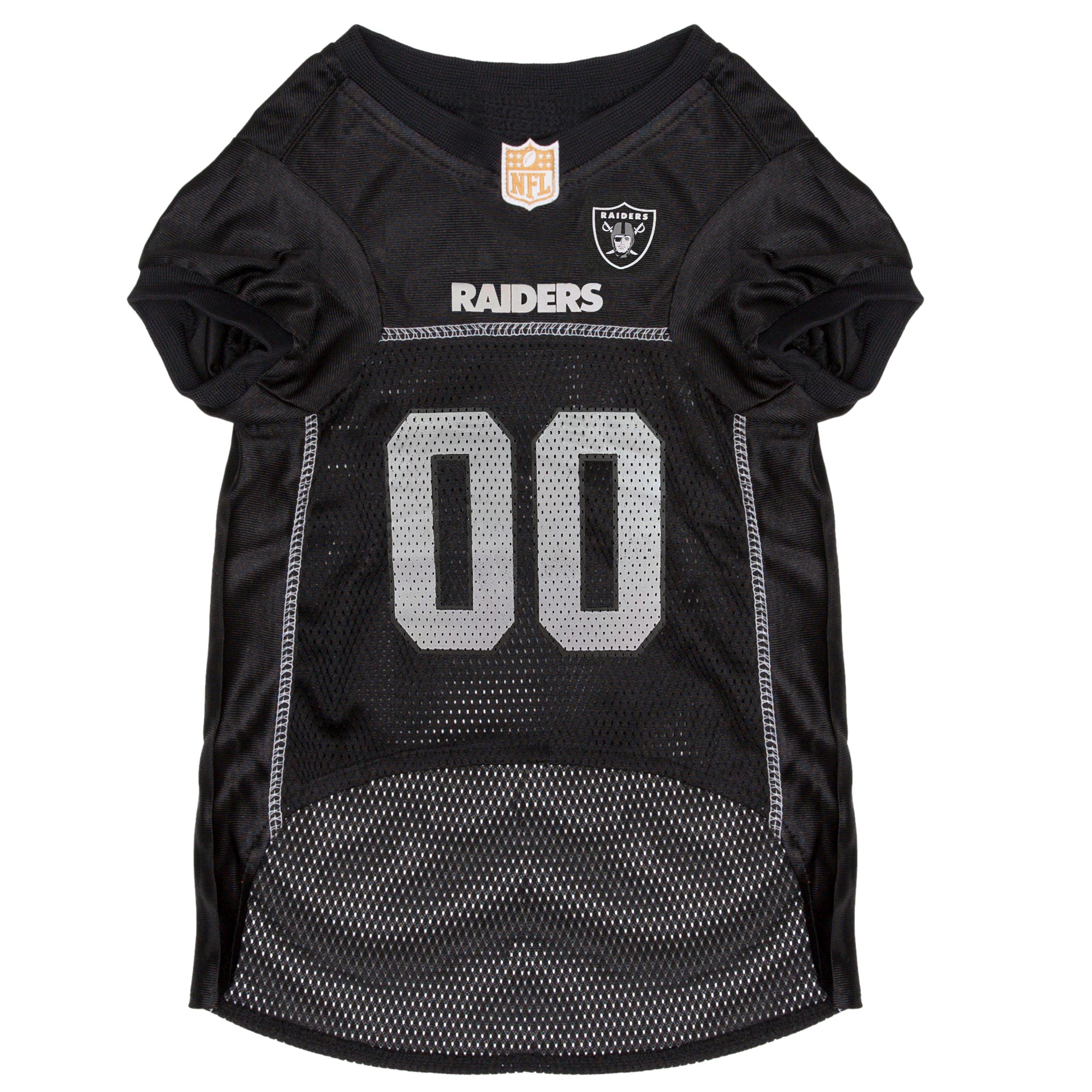 Las Vegas Raiders Pet Striped Jersey