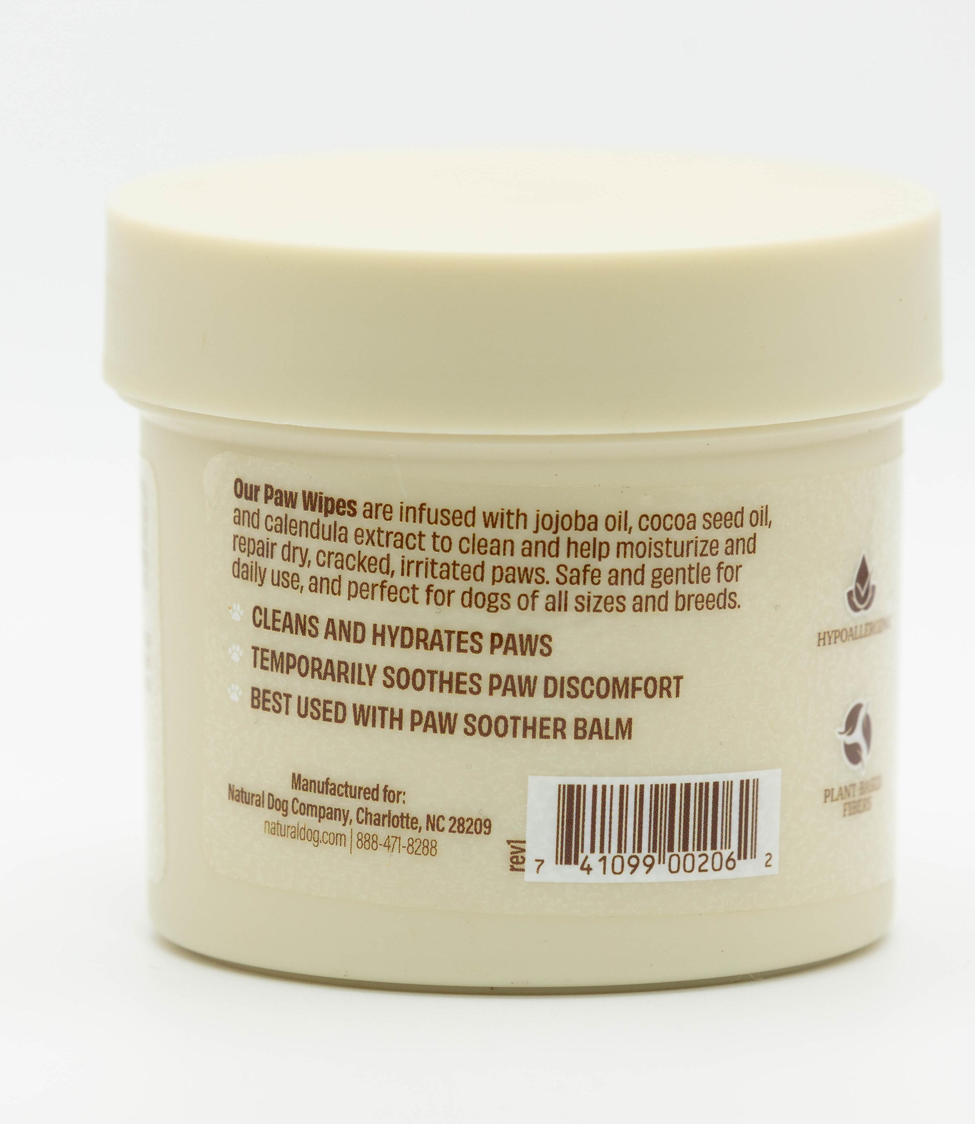 Paw Wipes Jar 50 ct.