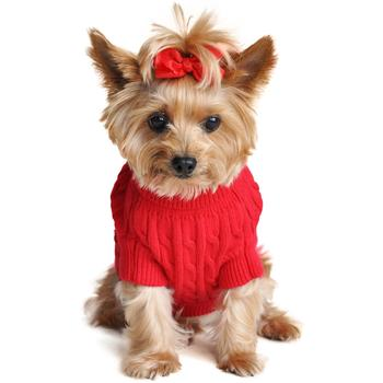 Solid Color Combed Cotton Dog Sweaters - 6 Colors!