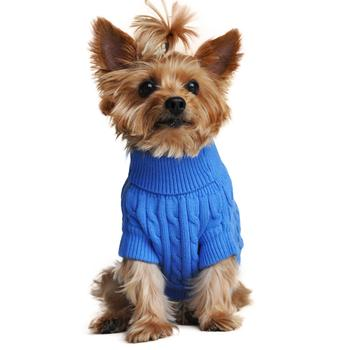 Solid Color Combed Cotton Dog Sweaters - 6 Colors!