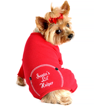 Santa's Lil' Helper Dog Pajamas (Order Now! Sells Fast!)