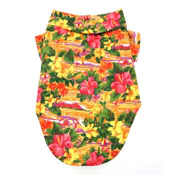 Sunset Hibiscus Hawaiian Camp Shirt