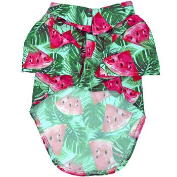 Juicy Watermelon Hawaiian Camp Shirt