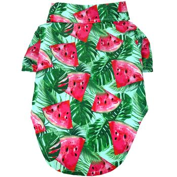 Juicy Watermelon Hawaiian Camp Shirt