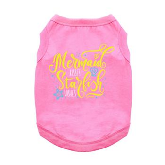 Mermaid Kisses Starfish Wishes Dog Tank Top