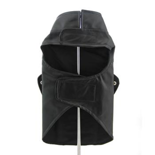 Vintage Faux Leather Biker/Motorcycle Dog Jacket - Black