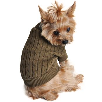 Solid Color Combed Cotton Dog Sweaters - 6 Colors!