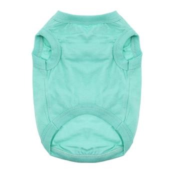 Colorful No-Print Cotton Tank Tops for Dogs - 10 Colors!