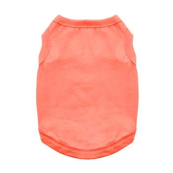Colorful No-Print Cotton Tank Tops for Dogs - 10 Colors!