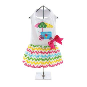 Ice Cream Cart Dress & Matching Leash
