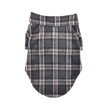 Flannel Dog Shirts - Dark Gray & Pink Plaid (PRE-ORDER Now for Early July Delivery!)