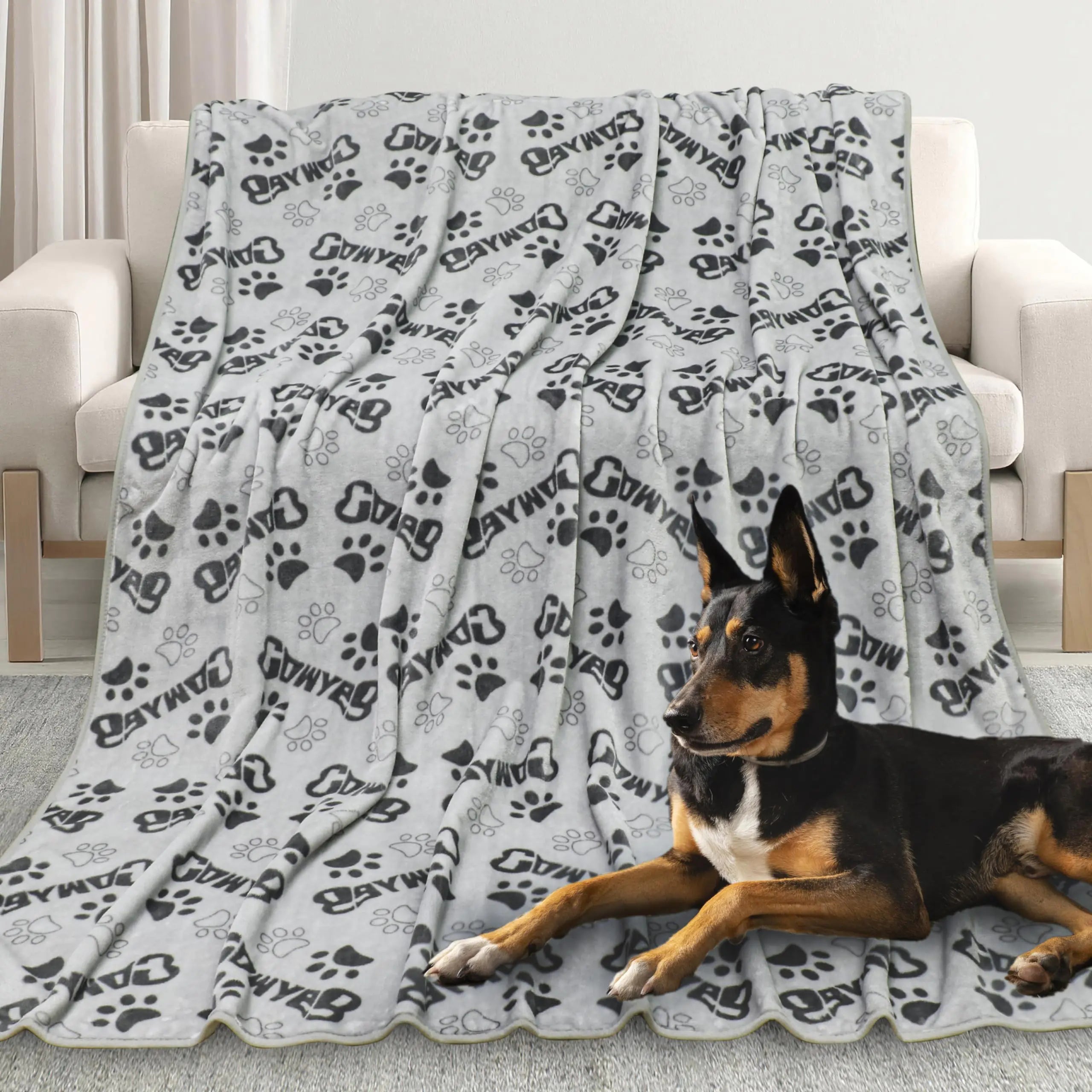 Premium Flannel Blanket for Large Dogs