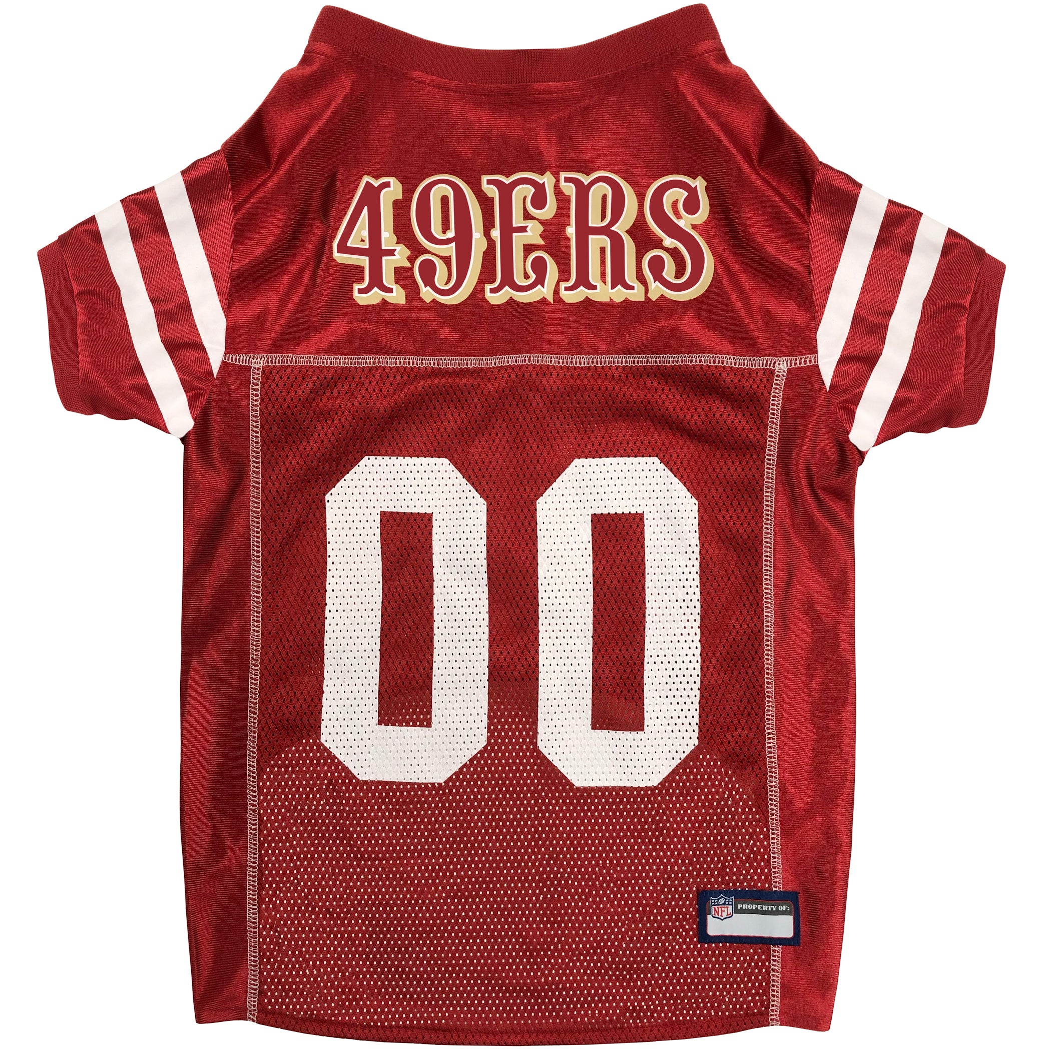 San Francisco 49ers Pet Striped Jersey
