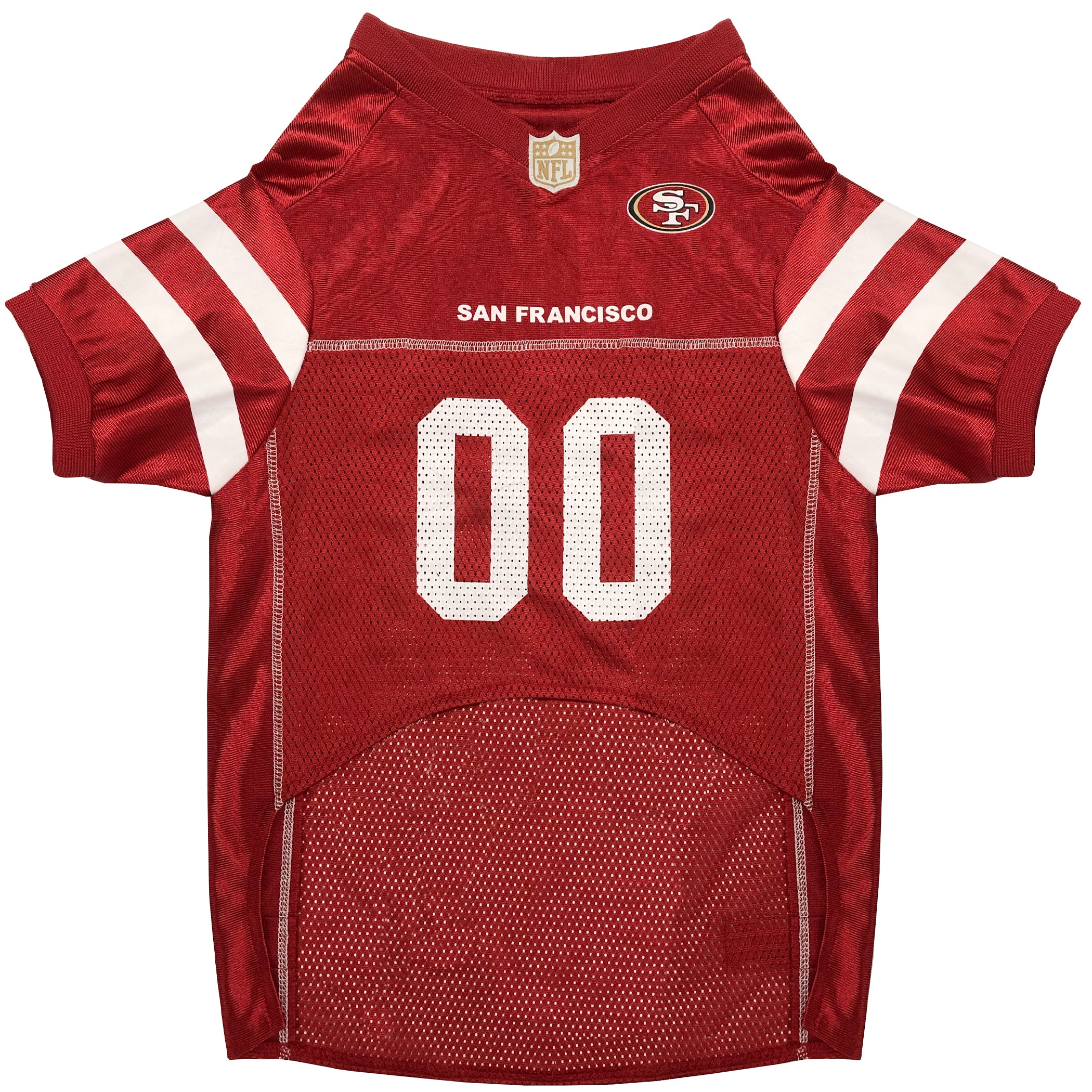 San Francisco 49ers Pet Striped Jersey