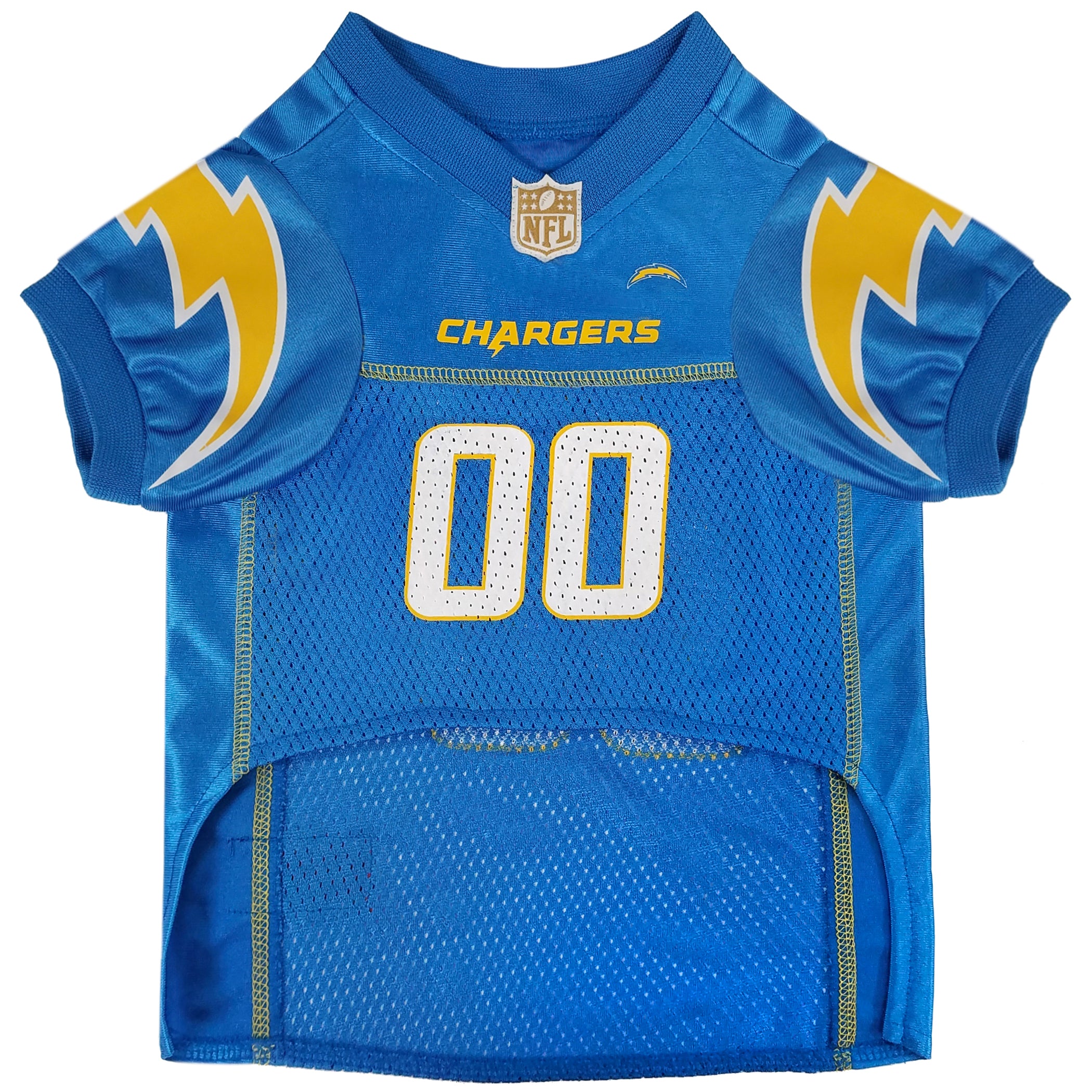 Los Angeles Chargers Pet Striped Jersey