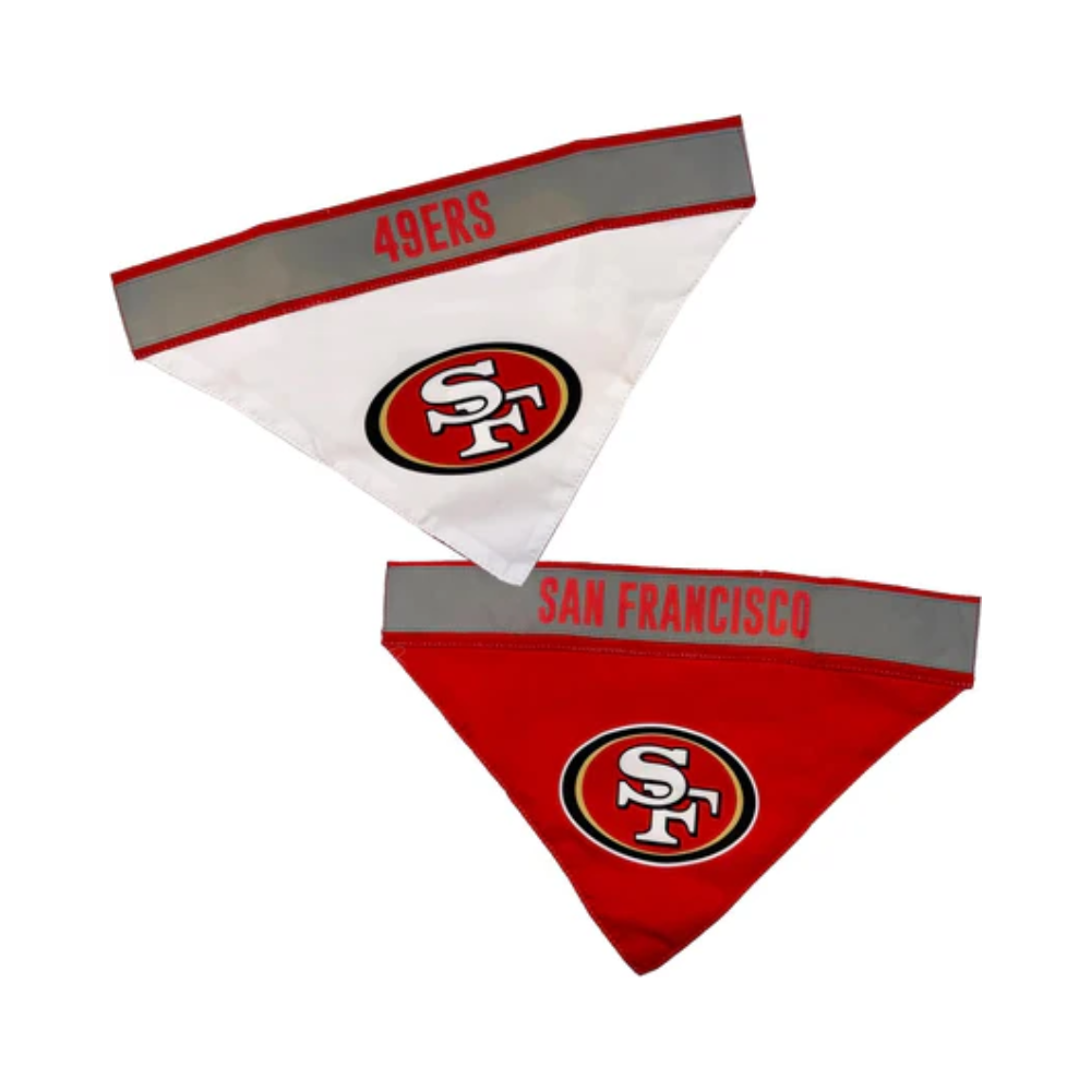 San Francisco 49ers Reflective Reversible Bandana