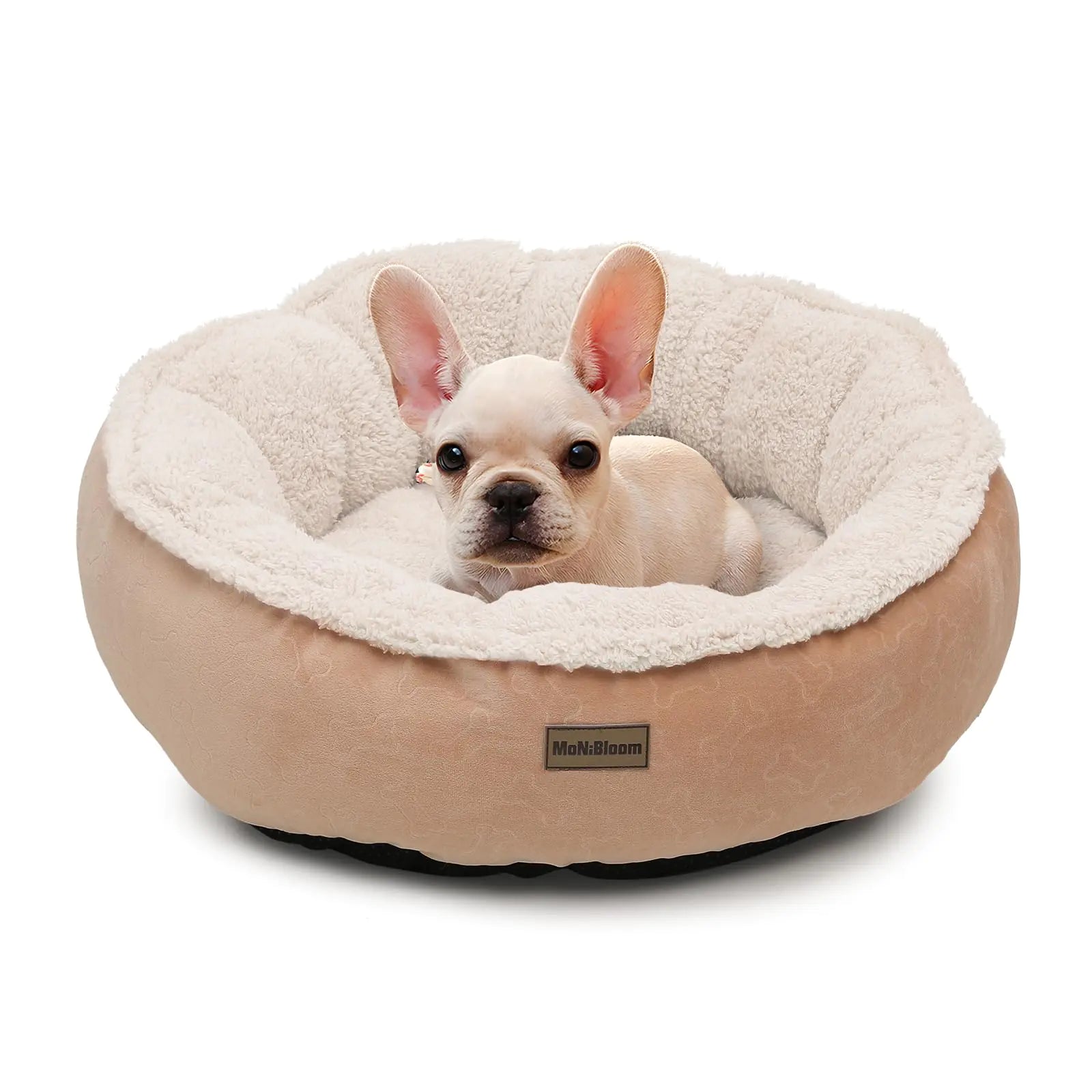MoNiBloom Plush Dog Bed for Small Dogs/Cats