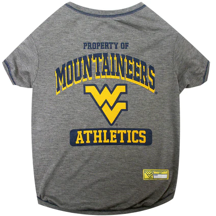 West Virginia Mountaineers Pet Tee Shirt