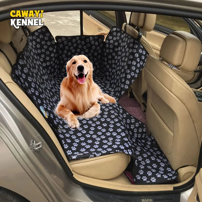 Supreme Back Seat Car Cover Mats W/Safety Belt