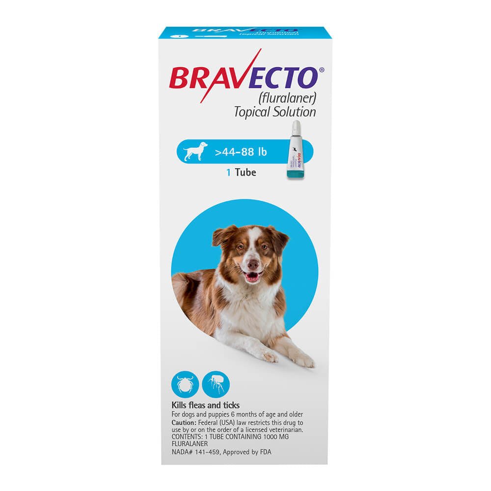 ORMd Rx Bravecto top Dog 1000mg 44-88 lbs