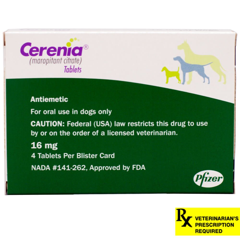 Cerenia Rx  16 mg x 4 ct