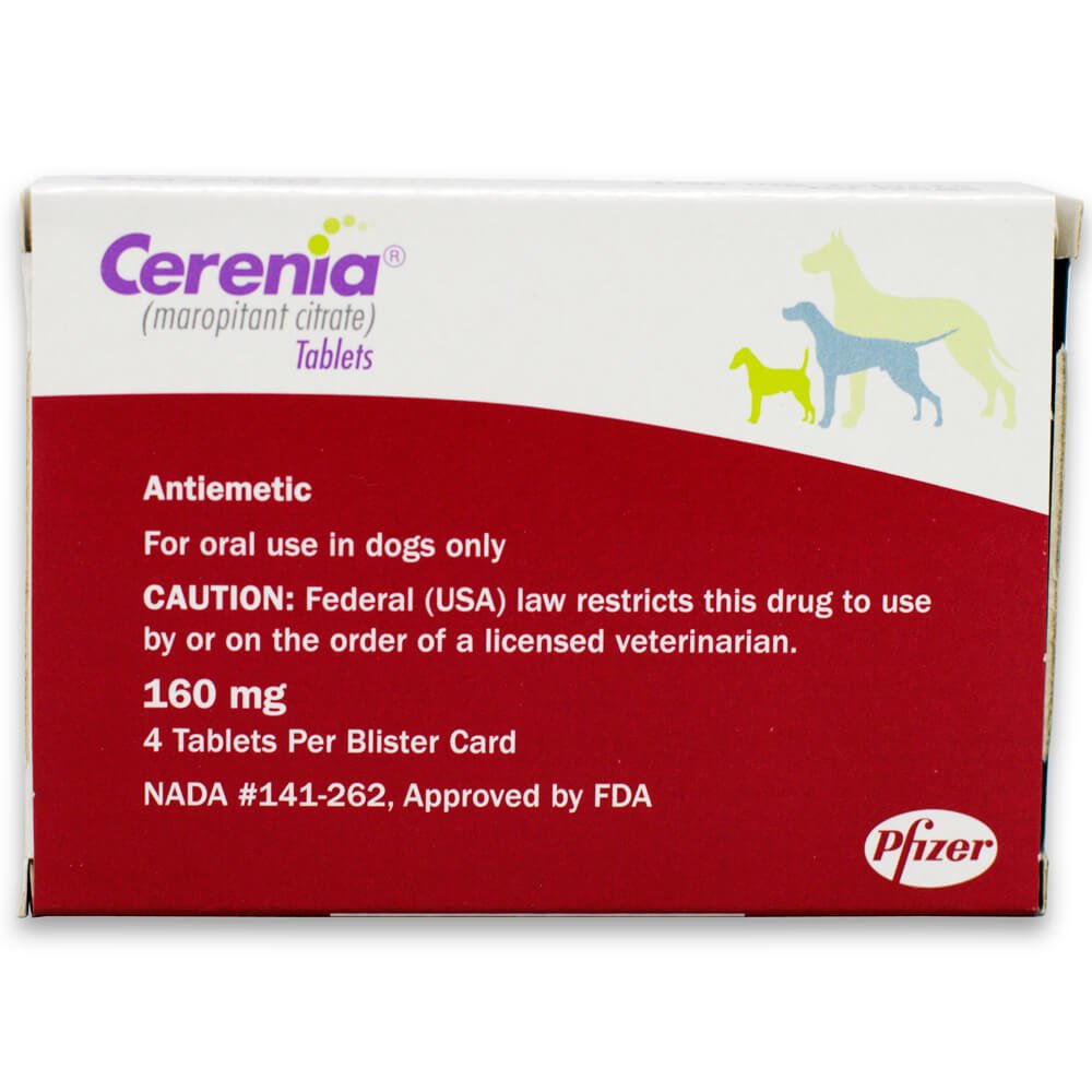Cerenia Rx  160 mg x 4 ct