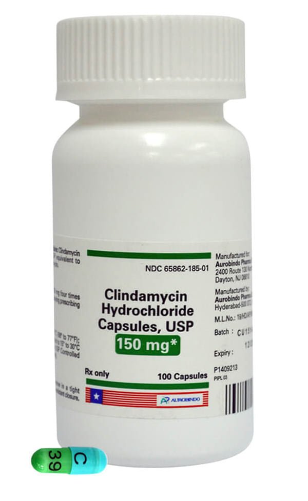 Rx Clindamycin 150mg x100 capsules