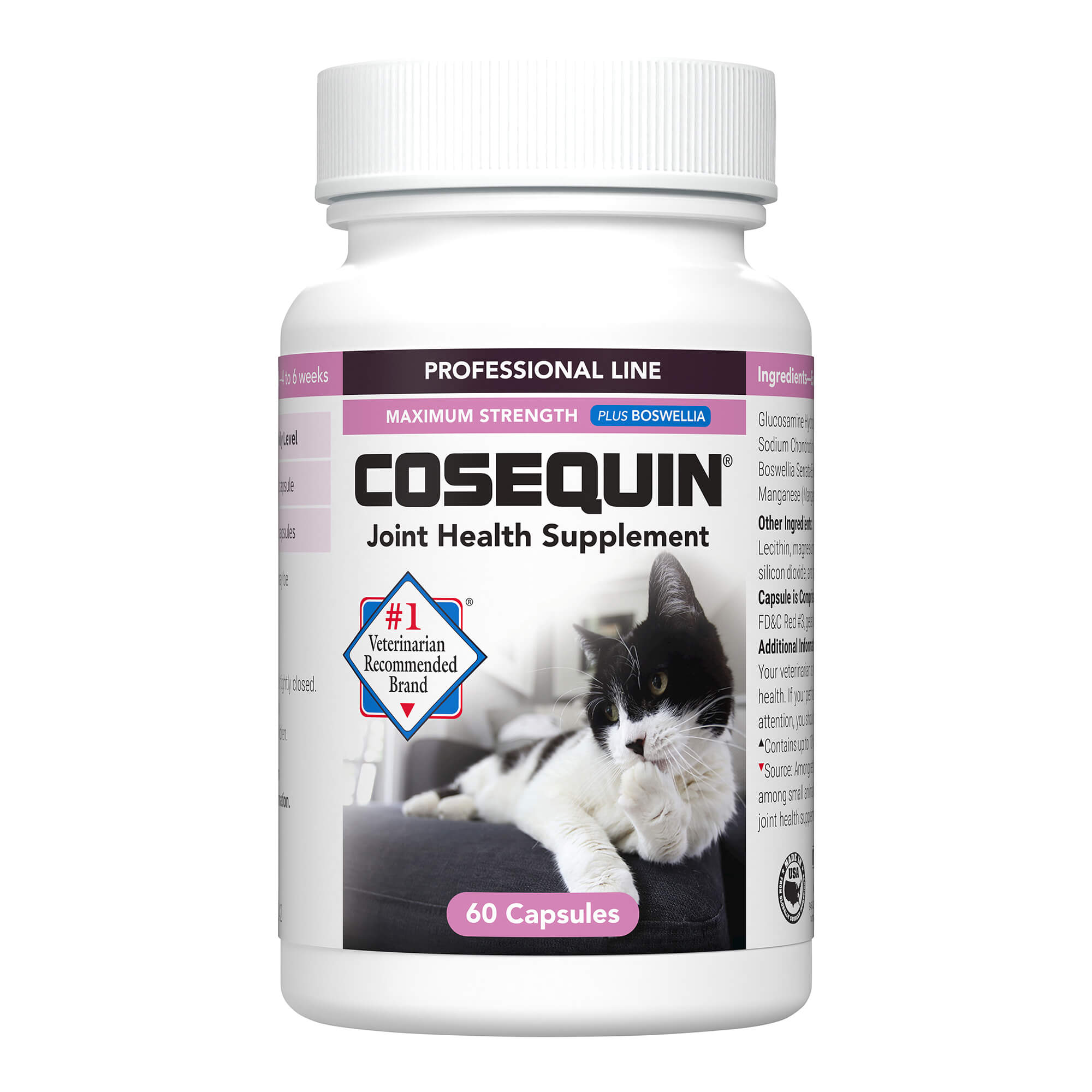 Cosequin for Cats  60 Count Capsule  Professional