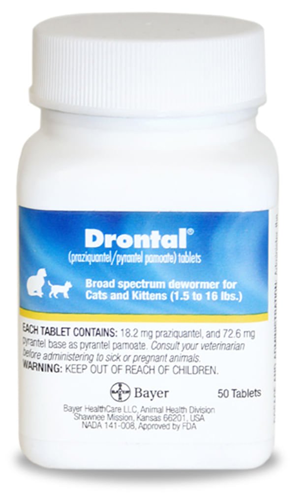 Drontal Broad Spectrum Dewormer  50 Tablets