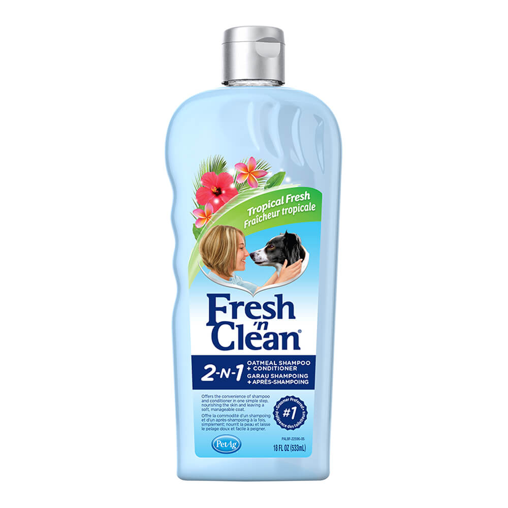 Fresh `n Clean 2-in-1 Protien Infused 2-in-1 Oatmeal Conditioning Shampoo  18 fl oz