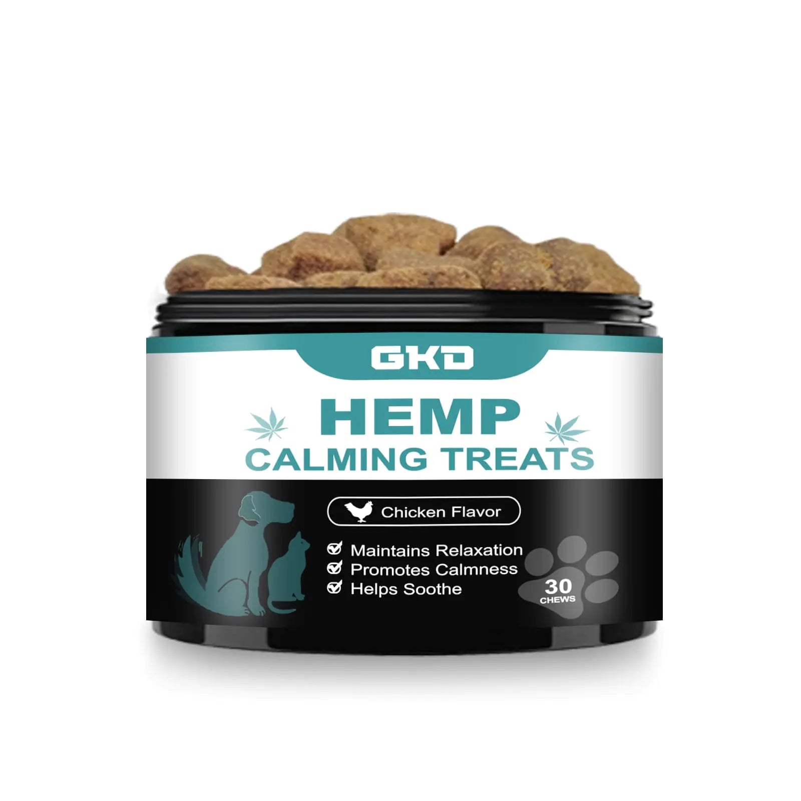 Dog Calming Chews – Hemp-Based Anxiety Relief Chews - 30 ct.