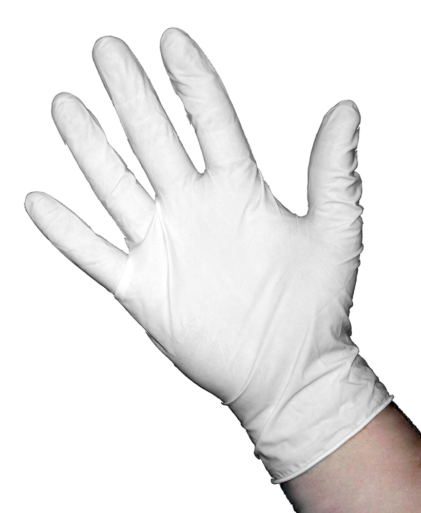 Gloves Latex Powder Free, 100 ct, Large