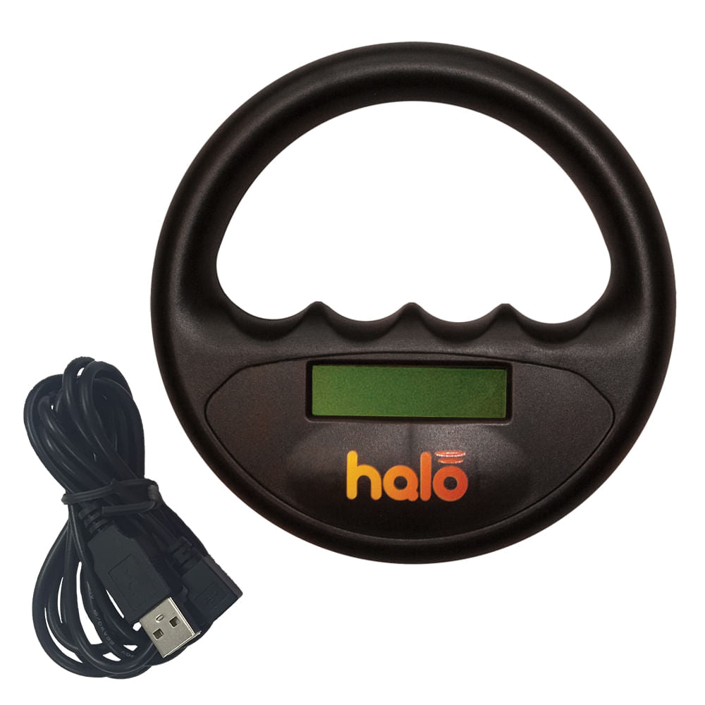 Halo Pet Microchip Reader Scanner, Black