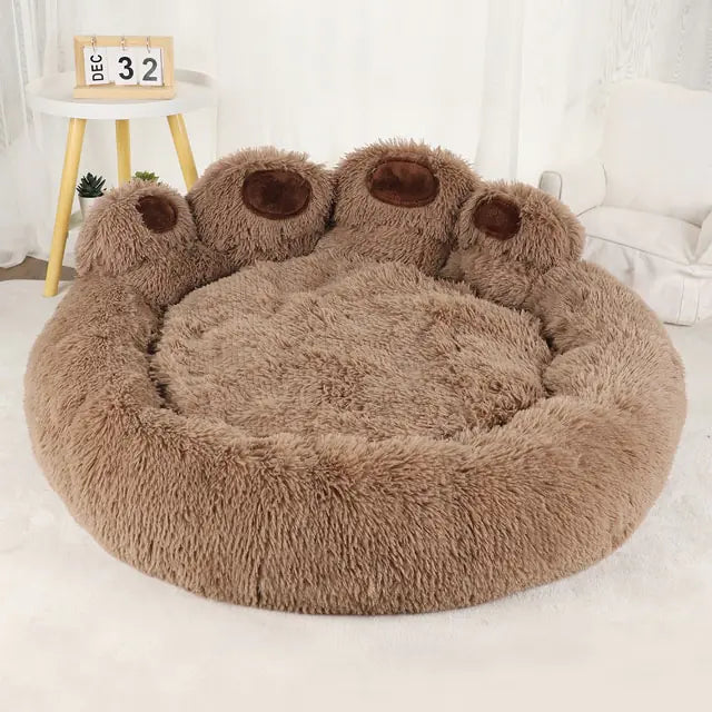 Big Paw Plush Dog Bed