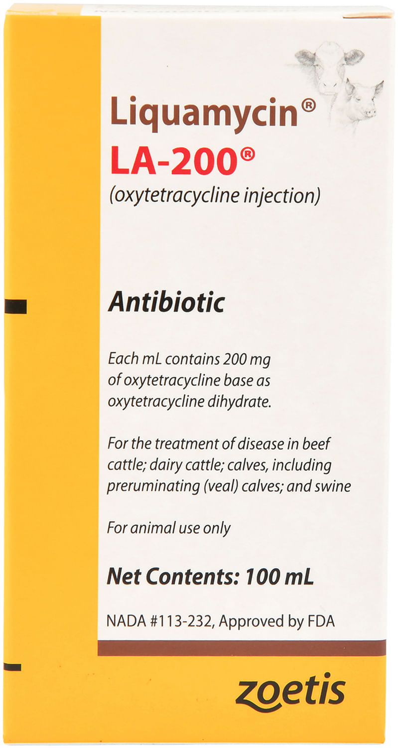 Rx Liquamycin LA-200 Injection 200mg/ml, 100ml