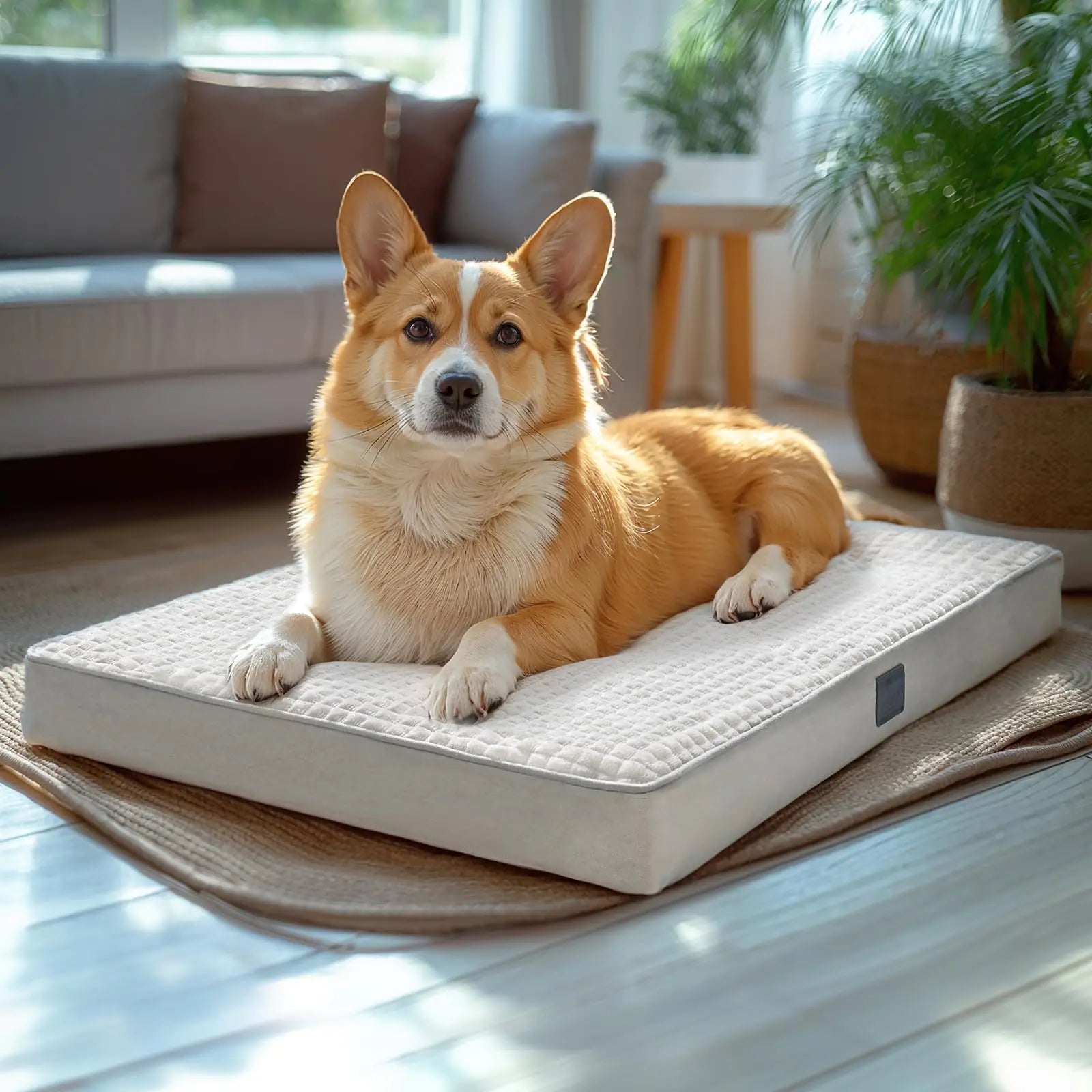 Large Orthopedic Dog Bed W/Removable Cover