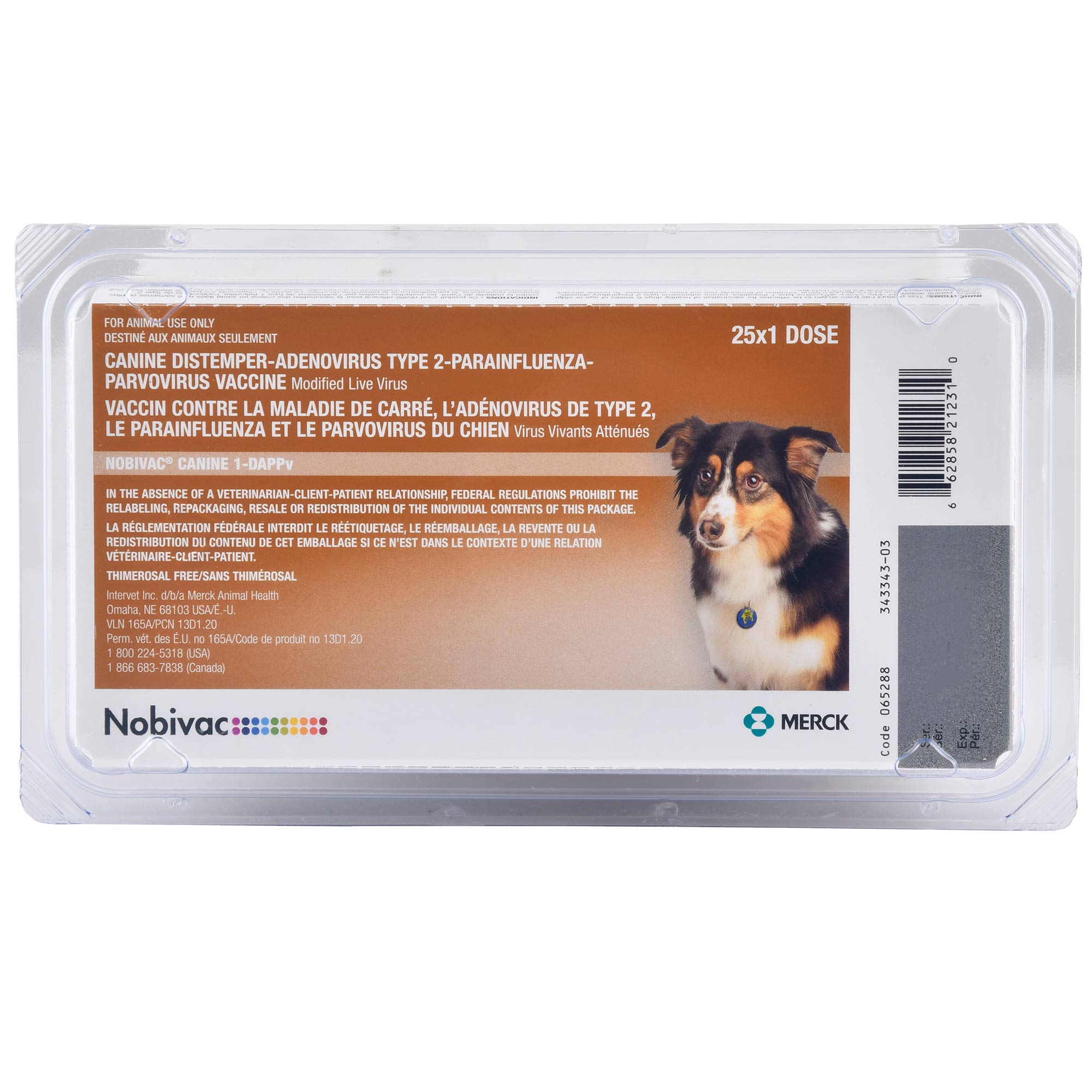 Nobivac Canine 1-DAPPv (Galaxy DA2PPv) - 25 s/d