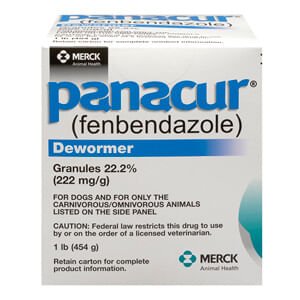 Rx Panacur 22.2% granules x 1 lb tub