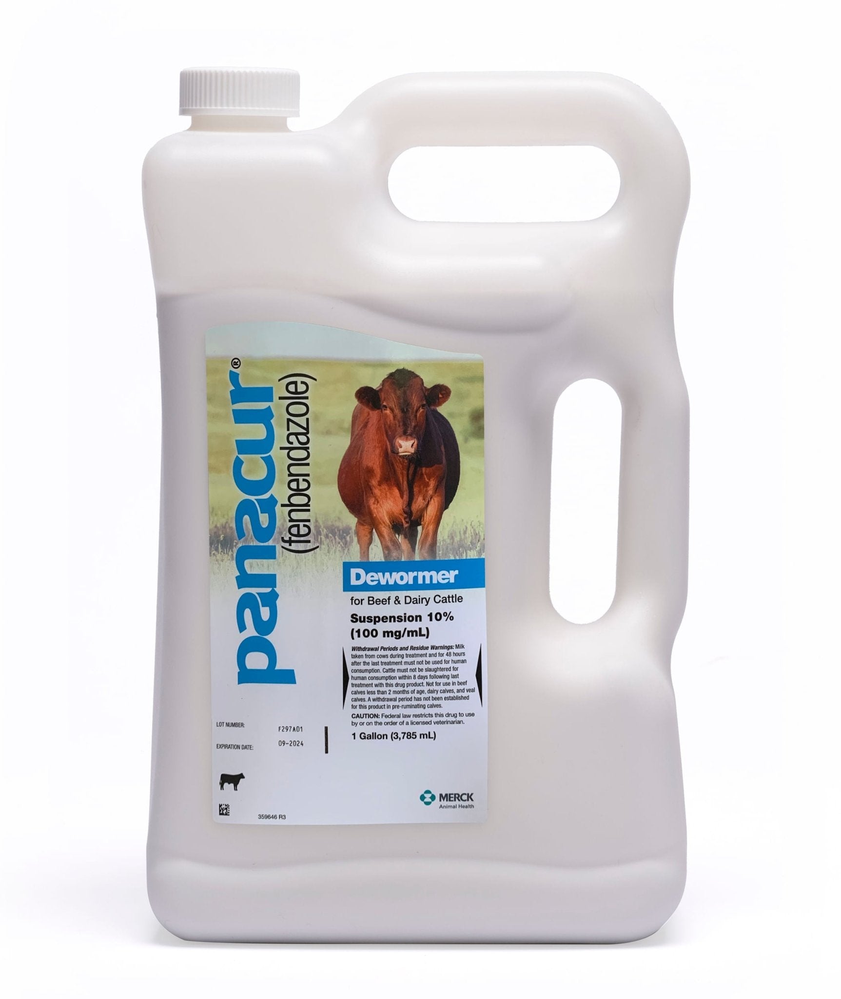 Rx Panacur Beef & Dairy Cattle Dewormer Suspension 10% x 1 gallon