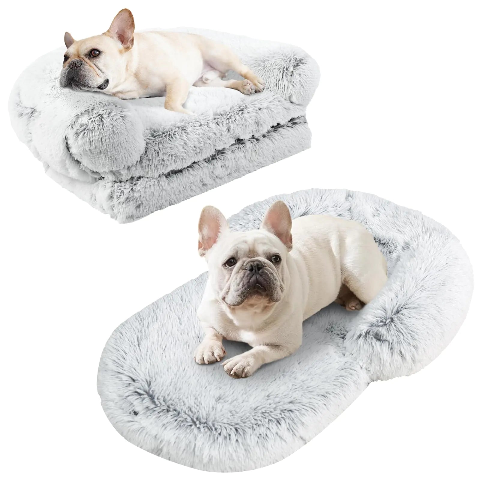 Plush Foldable Dog Bed